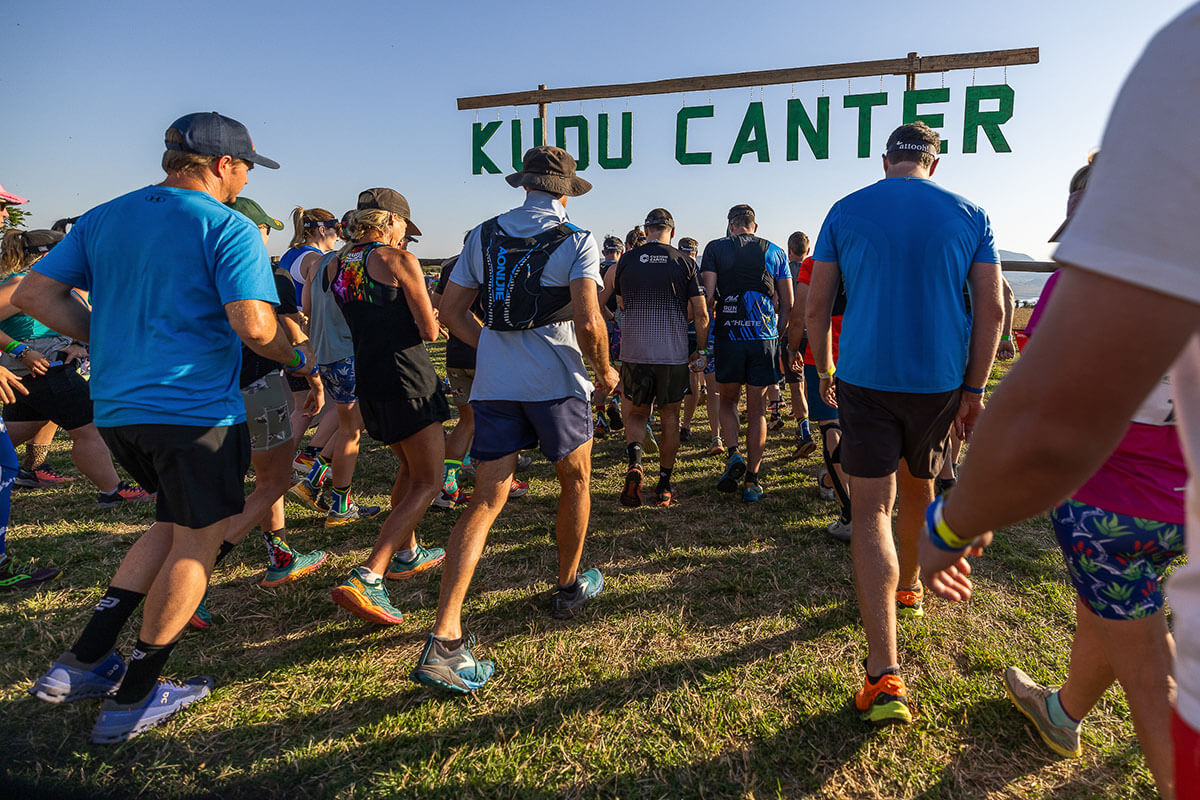 Kudu Canter berg trail run drakensberg the start